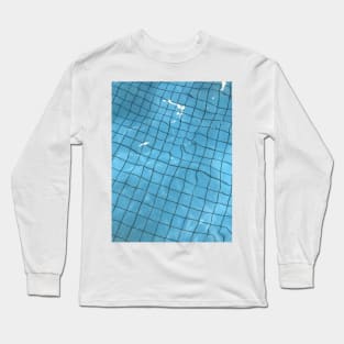 Aqua Haven: The Pool's Water Long Sleeve T-Shirt